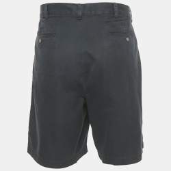 Pre Owned Polo Ralph Lauren Navy Blue Cotton Chino Shorts L