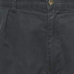 Pre Owned Polo Ralph Lauren Navy Blue Cotton Chino Shorts L