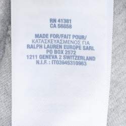 Pre Owned Polo Ralph Lauren Grey Jersey T-Shirt L