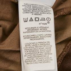 Pre Owned Polo Ralph Lauren Green/Multicolor Camouflage Print Crew Neck T-Shirt L