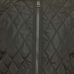 Pre Owned Polo Ralph Lauren Black Nylon Zip-Up Quilted Jacket S