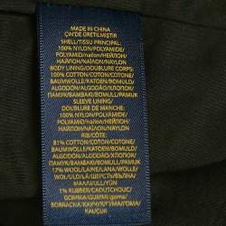 Pre Owned Polo Ralph Lauren Black Nylon Zip-Up Quilted Jacket S