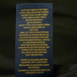 Pre Owned Polo Ralph Lauren Black Nylon Zip-Up Quilted Jacket S