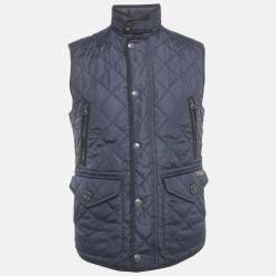 Polo Ralph Lauren Navy Blue Nylon Quilted Gilet S
