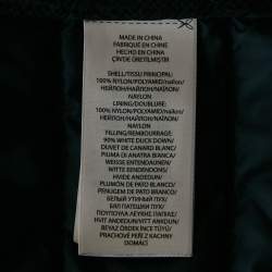 Pre Owned Polo Ralph Lauren Navy Blue Nylon Down Puffer Jacket S