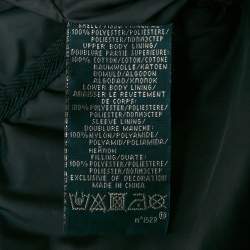 Pre Owned Polo Ralph Lauren Navy Blue Corduroy Trim Nylon Quilted Jacket S