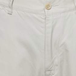 Pre Owned Polo Ralph Lauren Cream Cotton Formal Trousers L