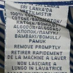 Pre Owned Polo Ralph Lauren Blue Striped Cotton Shirt M