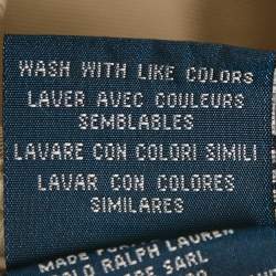 Pre Owned Polo Ralph Lauren Cream Cotton Custom Fit Trousers XL