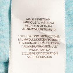 Pre Owned Polo Ralph Lauren Blue Jersey Classic Fit Polo T-Shirt XL