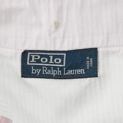 Pre Owned Polo Ralph Lauren Pink Cotton Shorts M