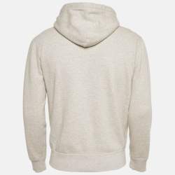 Pre Owned Polo Ralph Lauren Grey Cotton Zip-Up Hoodie S