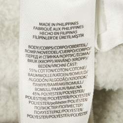 مملوكة مسبقًا سترة بولو رالف لورين قطنية رمادية برسم الدب مقاس متوسط - ميديم