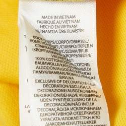 Pre Owned Polo Ralph Lauren Yellow Cotton Custom Slim Fit Polo T-Shirt XL