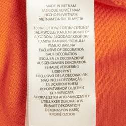 مملوكة مسبقًا Polo Ralph Lauren Orange Pique Custom Fit Polo T-Shirt XL
