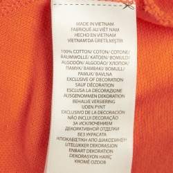 مملوكة مسبقًا Polo Ralph Lauren Orange Pique Custom Fit Polo T-Shirt XL