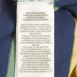 Pre Owned Polo Ralph Lauren Multicolor Striped Jersey Polo T-Shirt XL