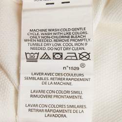 Pre Owned Polo Ralph Lauren White Pique Custom Slim Fit Polo T-Shirt XL