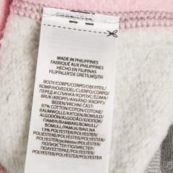 Pre Owned Polo Ralph Lauren Multicolor Printed Patch Cotton Hoodie S