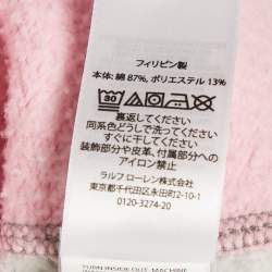 Pre Owned Polo Ralph Lauren Multicolor Printed Patch Cotton Hoodie S