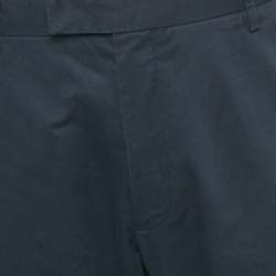 Pre Owned Polo Ralph Lauren Blue Cotton Formal Trousers XXXL