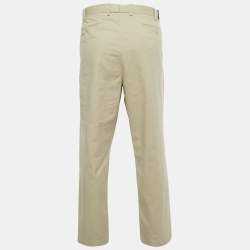 Pre Owned Polo Ralph Lauren Beige Cotton Stretch Slim Fit Pants XXXL