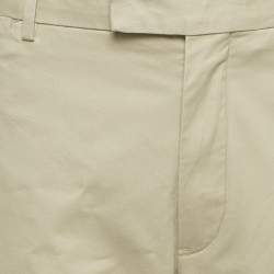 Pre Owned Polo Ralph Lauren Beige Cotton Stretch Slim Fit Pants XXXL