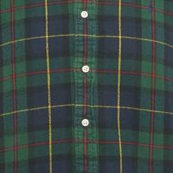 مملوكة مسبقًا Polo Ralph Lauren Green Tartan Cotton Long Sleeve Shirt M