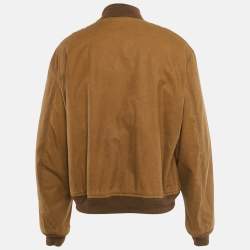 مملوكة مسبقًا جاكيت بولو رالف لورين قطني بني بسحاب أمامي مقاس ضخم -  إكس إكس لارج