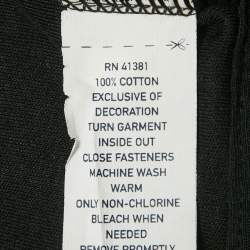 Pre Owned Polo Ralph Lauren Black Cotton Hooded Performance Jacket L