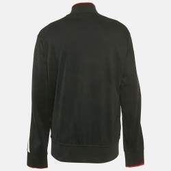 Pre Owned Polo Ralph Lauren Black Cotton Hooded Performance Jacket L