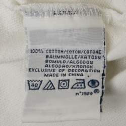 مملوكة مسبقًا Polo Ralph Lauren White Cotton Custom Fit Polo T-Shirt M