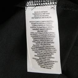 مملوكة مسبقًا تي شيرت بولو رالف لورين كوتون مطرز بشعار أزرق بقصة مخصصة ضيقة مقاس وسط