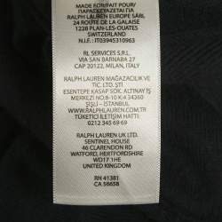 مملوكة مسبقًا بلوفر بولو رالف لورين تريكو برتقالي برقبة على شكل V مقاس متوسط - ميديم