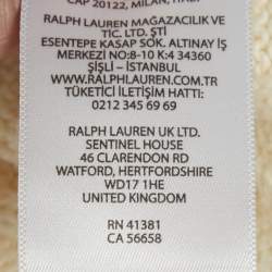 مملوكة مسبقًا Polo Ralph Lauren Cream Cable-Knit Jumper M