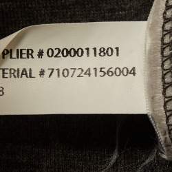 مملوكة مسبقًا Polo Ralph Lauren Grey Wool Blend Zip-Up Jacket XS