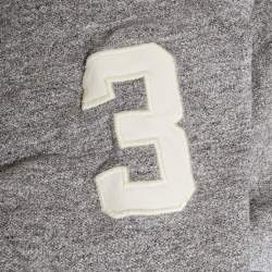 Pre Owned Polo Ralph Lauren Grey Jersey Custom Fit Polo T-Shirt XL