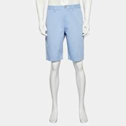 مملوكة مسبقًا شورت بولو رالف لورين تويل أزرق بيدفورد مقاس متوسط (ميديم)