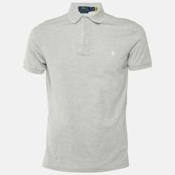 Pre Owned تي شيرت بولو رالف لورين جيرسي أخضر مقاس كبير (لارج)