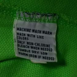 مملوكة مسبقًا Polo Ralph Lauren Green Cotton Knit Polo T-Shirt M