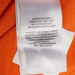 مملوكة مسبقًا Polo Ralph Lauren Orange Pique Polo T-Shirt XL