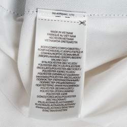Pre Owned Polo Ralph Lauren White Jersey US Open Slim Fit Polo T-Shirt L