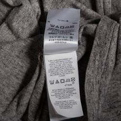 Pre Owned  تي شيرت بولو رالف لورين قطن رصاصي بقصة ضيقة مقاس كبير جدًا جدًا - إكس إكس لارج