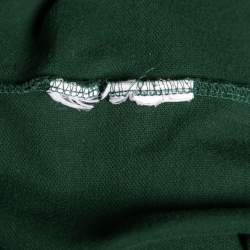 Pre Owned Polo Ralph Lauren Green Cotton Polo T-shirt M