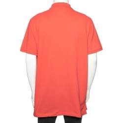 Pre Owned Polo Ralph Lauren Pink Cotton Pique Classic Fit Polo T-Shirt XL