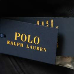 مملوكة مسبقًا Polo Ralph Lauren Navy Blue Cotton Trousers L Waist: 35"