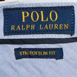Pre Owned Polo Ralph Lauren White Cotton Stretch Slim Fit Trousers XL