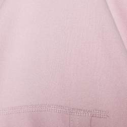 Pre Owned Polo Ralph Lauren Light Pink Cotton Knit Hooded Sweatshirt XXL