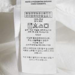 Pre Owned Polo Ralph Lauren White Linen Button Front Shirt M