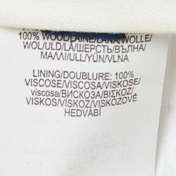 مملوكة مسبقًا Polo Ralph Lauren Navy Blue Checked Wool Trousers XL